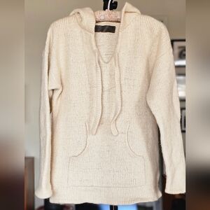 The Elder Statesman Men's Baja Cashmere Hoodie Ecru